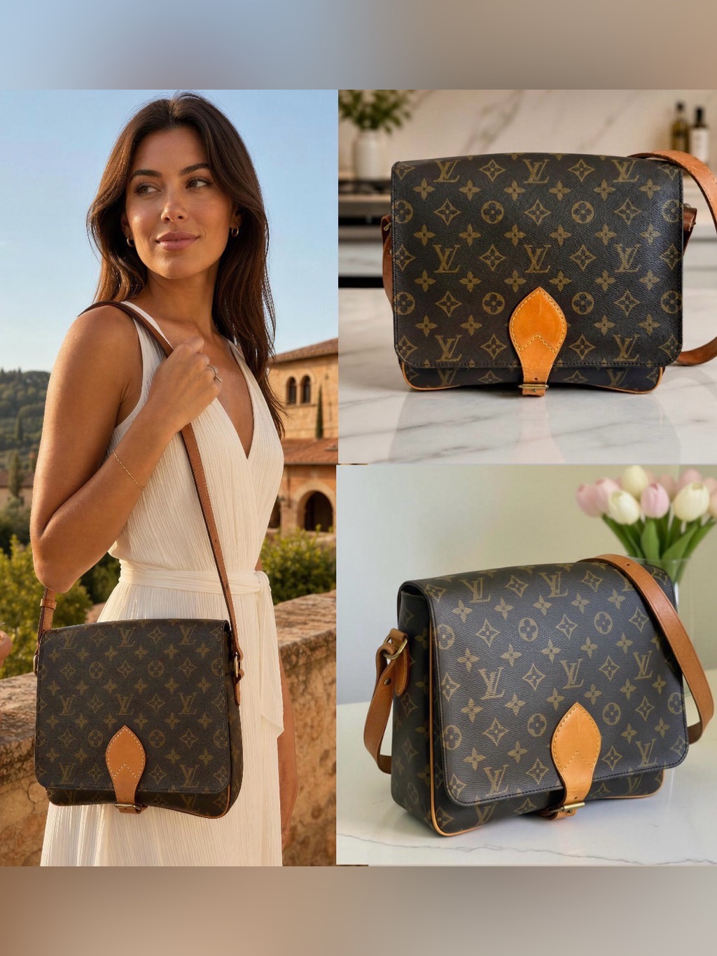 Louis Vuitton Cartouchiere Gm Shoulder Bag Monogram
